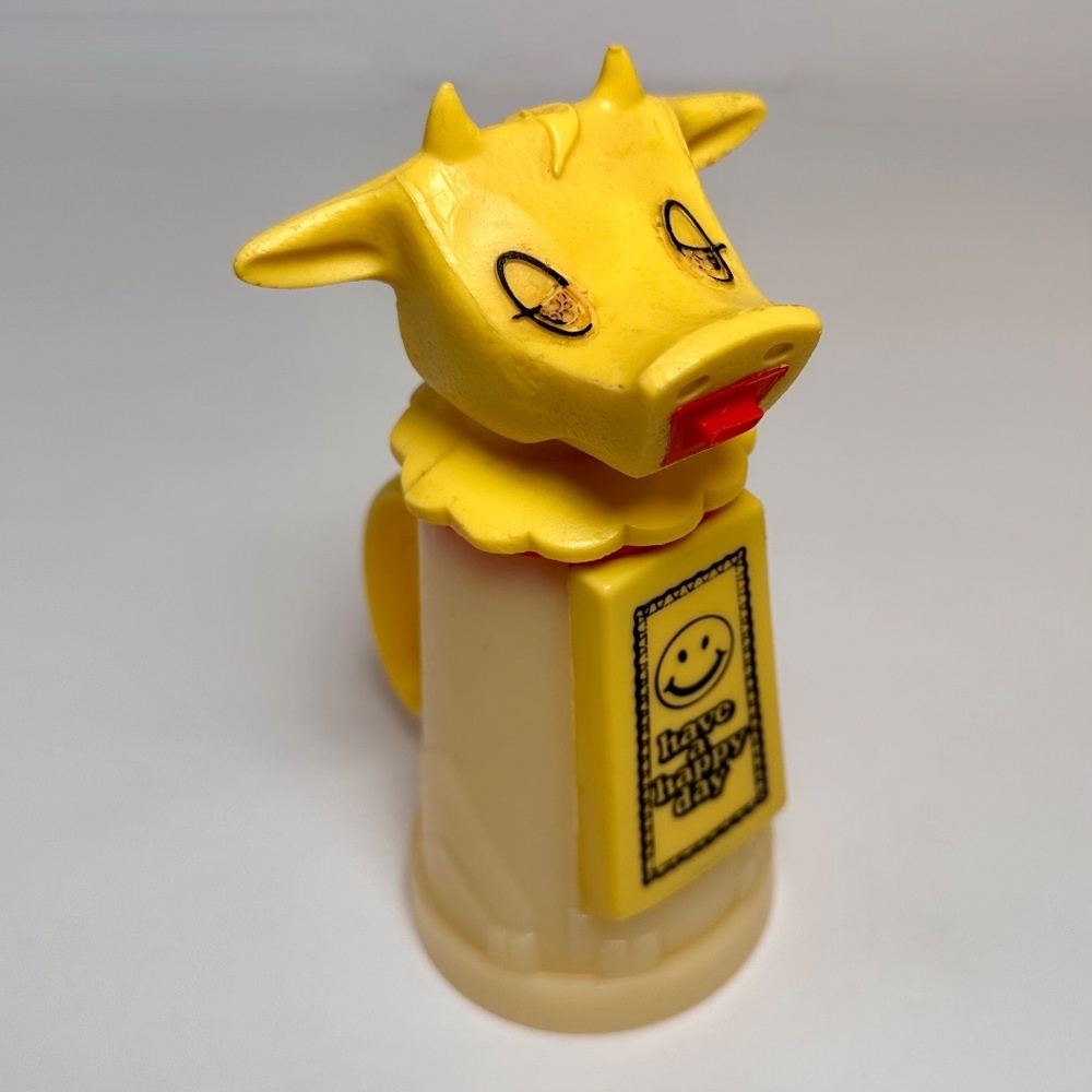 Vintage Cow Creamer | Whirley Industries “Have a Happy Day” Smiley | USA Made - Picture 5 of 8